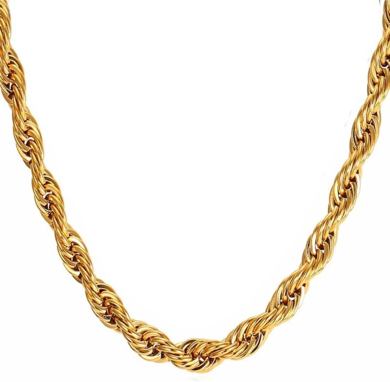 Rassa Daily wear 18k gold plated chain