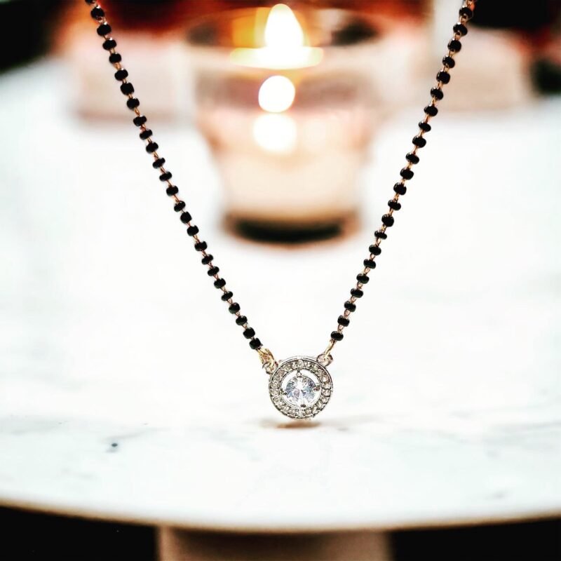 Ad single stone Mangalsutra By SFJ