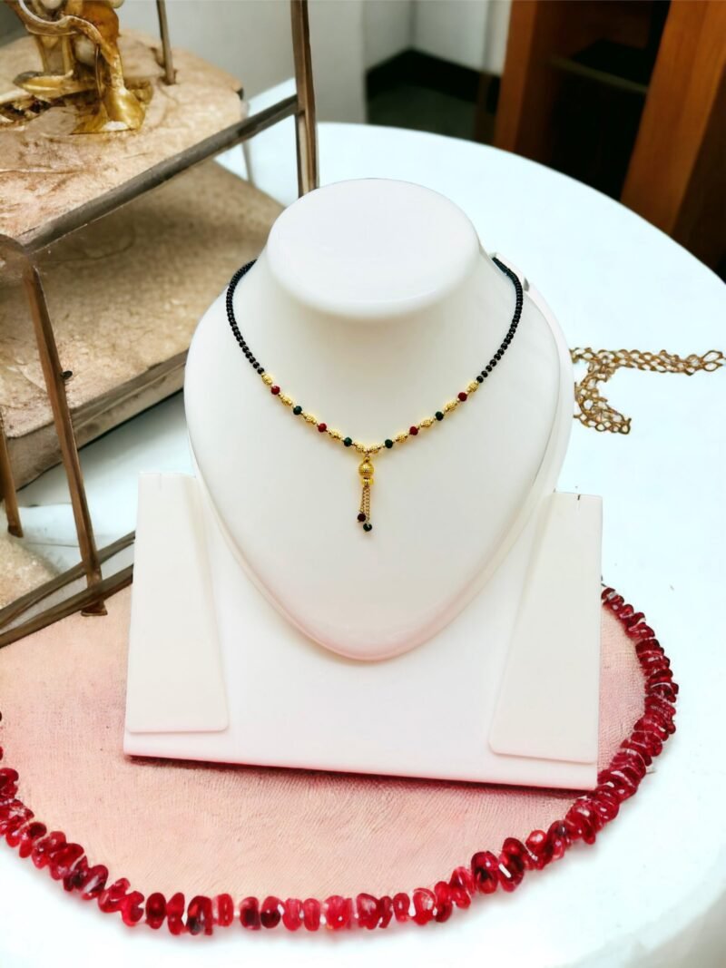 Red green Mangalsutra By SFJ